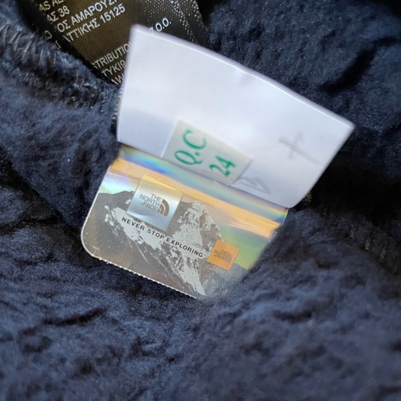 The North Face Men’s Campshire Sherpa Fleece Full Zip Jacket In Blue - Picture 8 of 8